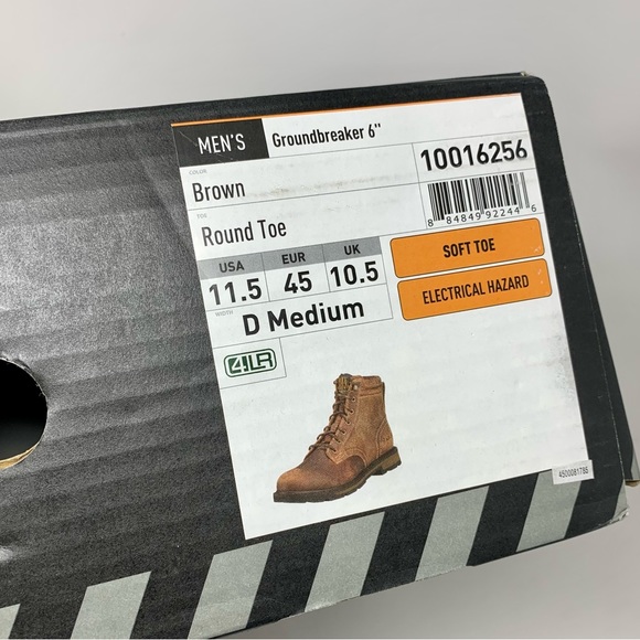 *Empty Box Ariat Work Groundbreaker 6” Mens 11.5 Box Only Storage Western - Picture 2 of 12